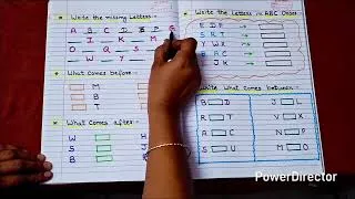 Thumbnail: Nursery//LKG English Half yearly Exam Preparation Worksheet @kidslearningfun2013