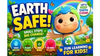 Thumbnail: 🌍Save the Earth! | Good Habits for Kids | Animated Educational Video