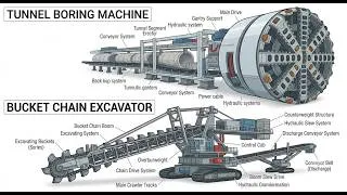 Thumbnail: The Biggest Machines Ever Built Explained - Tunnel Boring Machine and Bucket Chain Excavator