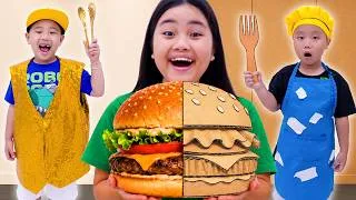 Thumbnail: Rich vs Broke Customers at a Kids Restaurant | Annie and Friends Learn Kindness