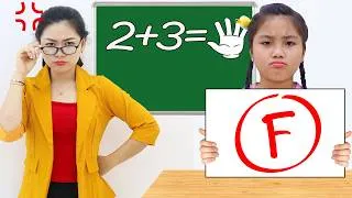 Thumbnail: Annie and Sammy with Good Vs Bad Students Learning at School