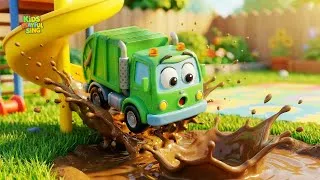Thumbnail: Muddy Trucks Bath Song Learn Colors & Vehicles Nursery Rhymes