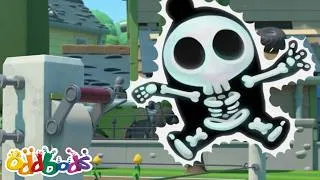 Thumbnail: Careful With The Lever! ⚡ Oddbods - Sports & Games Cartoons for Kids