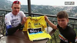 Thumbnail: Chris Froome & HUP bikes on the Col de la Madone