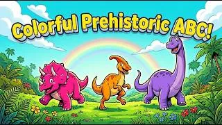 Thumbnail: Learn ABC Prehistoric Animals! 🦕 Colorful Creatures A to Z for Kids