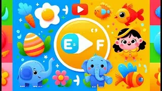 Thumbnail: 🅰️ ABC Fun Learning | Easy Words with E & F for Toddlers 🎉