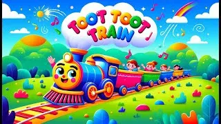 Thumbnail: 🚂 Toot Toot Train Song for Kids | Fun Train Ride Adventure | Choo Choo Kids Song 🎶