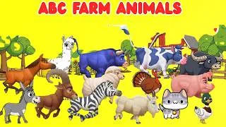 Thumbnail: 🐄 ABC Farm Animals for Kids | Learn Alphabet A to Z with Farm Animals