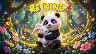Thumbnail: Panda Learns the Magic of Kindness ❤️ | Cute Animal Story for Kids