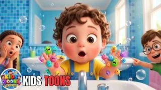 Thumbnail: 🫧 Hand Washing Song for Kids! 🧼 Learn Healthy Habits with Fun Music, Dance & Nursery Rhymes