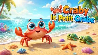 Thumbnail: 🦀 Craby le Petit Crabe | Chanson pour Enfants | Comptine Française#Shorts#YouTubeShorts#Viral#Trend