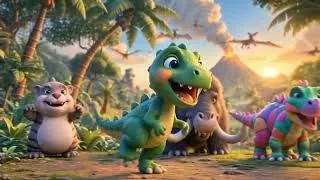 Thumbnail: 🦕 Dino le Petit Dinosaure | Comptine Française pour Enfants #fyp #viral #trending #video #kids 