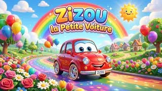 Thumbnail: 🚗 Zizou la Petite Voiture | Comptine Française pour Enfants 🎵 #fyp #viral #trending 