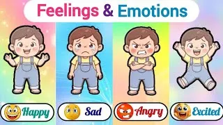 Thumbnail: 🌈 Let's Learn Feelings and Emotions | Fun Video for Kids 😃😔🥰 - Kids World 