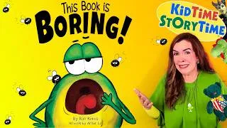 Thumbnail: This Book is Boring!  Finn the Frog read aloud - funny read aloud