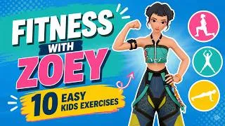 Thumbnail: Fitness with Zoey | 10 Easy Exercises at Home