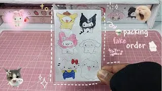 Thumbnail: Pack a Fake Order with Me 03 : Artful Packaging Techniques | KidyWidy Art and Craft #trending #art