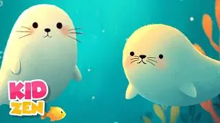 Thumbnail: Nap Time Music for Toddlers 🦭 Sleepy Baby Seals | Soft Underwater Piano (3 Hours)