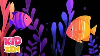Thumbnail: Baby Sleep Music 🌙 Glowing Neon Night Aquarium | Gentle Piano Lullaby | 12 Hours All Night