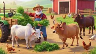 Thumbnail: Old MacDonald’s Farm Adventure | Fun Animal Sounds Song for Kids | E-I-E-I-O