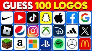 Thumbnail: Guess the Logo in 3 Seconds 🤔 | 100 Famous Logos | Logo Quiz Challenge | Guess the Logo Quiz
