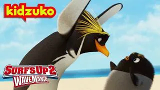Thumbnail: 🐧 Meet The HANG FIVE! ✨ | Surf's Up 2: Wavemania | @Kidzuko