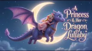Thumbnail: A Princess & Her Dragon Lullaby 🐉👑 | Magical Bedtime Song for Babies & Toddlers ⭐