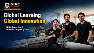 Thumbnail: Global Learning, Global Innovation | KIET Deemed to be University 🌍✨