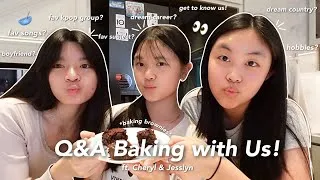 Thumbnail: BAKING Q&A 🥣: getting to know us and our friendship!