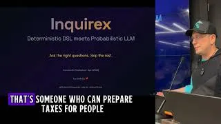Thumbnail: Determinism meets Probabilistic LLMs in this form-based DSL talk about Inquirex gem family story.