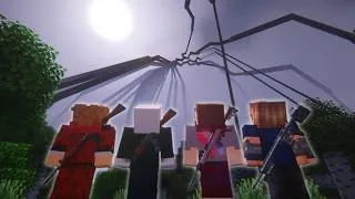 Thumbnail: 4 Idiots With Guns VS Minecraft's ARACHNOPHOBIA MOD...