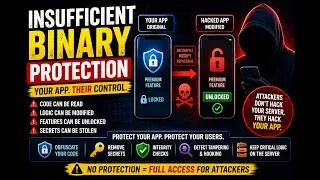 Thumbnail: Insufficient Binary Protection Explained (Beginner-Friendly)