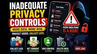Thumbnail: Inadequate Privacy Controls Explained (Beginner-Friendly)