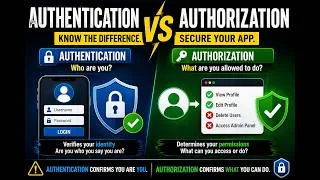 Thumbnail: Why Login Isn’t Enough: Authentication vs Authorization Explained