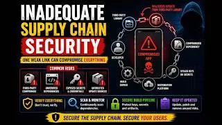 Thumbnail: Inadequate Supply Chain Security Explained (For Beginners)