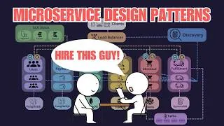 Thumbnail: I ACED my Technical Interviews Knowing these Microservices Design Patterns
