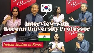 Thumbnail: I Interviewed My Korean Professor 🇰🇷 #indian🇮🇳 #student #gkstudy #korea 