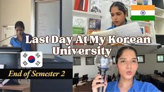 Thumbnail: [🇰🇷Vlog] Last Day At My Korean University | Last Day of Semester 2 #indian #student #gkstudy #study 