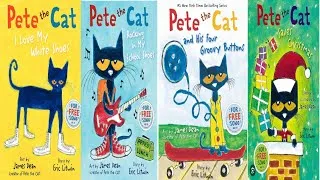 Thumbnail: 4 Best Pete the Cat Compilation | I My White shoes ,Rocking in My School | Sing Along 