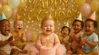 Thumbnail: Happy Birthday Song 😎| Cute Baby Dance Party! 🎉 | Fun Birthday Song for Kids | KikuChaCha