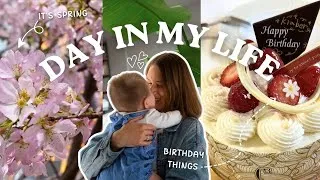 Thumbnail: How I Spent My Birthday in Japan 🇯🇵 | Spring Snacks, Cooking, Tea with a Friend, So Good!! 🌸 🍰 🫖 ✨