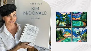 Thumbnail: Oil painting time-lapse featuring 4 commissions that relate to each other
