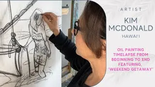 Thumbnail: Kim McDonald Art | Watch Her Oil Painting Process From Beginning to End!
