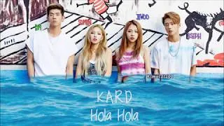 Thumbnail: K.A.R.D - Hola Hola [Hangul/Romanization/English] Color & Picture Coded HD
