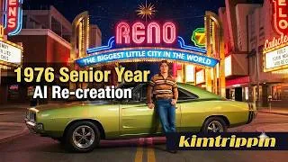 Thumbnail: Recreating My 1976 Senior Year in Reno (With AI) 🚗✨