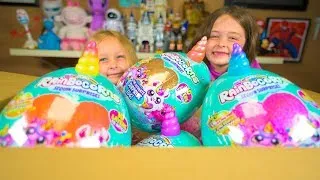 Thumbnail: We are Opening ZURU Rainbocorns Sequin Surprise Eggs Series 2 for Girls Kinder Playtime Toy Reviews