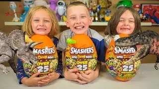 Thumbnail: ZURU Smashers Epic Dino Egg Toys HUGE Fun Dinosaur Surprise Eggs Toy Review by Kinder Playtime