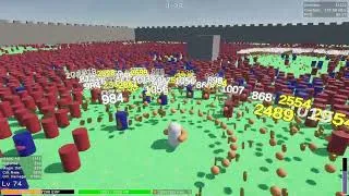 Thumbnail: Game prototype - multiplayer vs 11000 entity mob