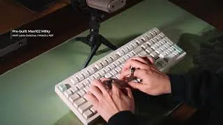 Thumbnail: Keyboard Sound Test: Pre-built Max102 Matcha Edition