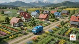 Thumbnail: Hyper-realistic miniature farming village cinematic views #viralvideo #asmr #trending #viral